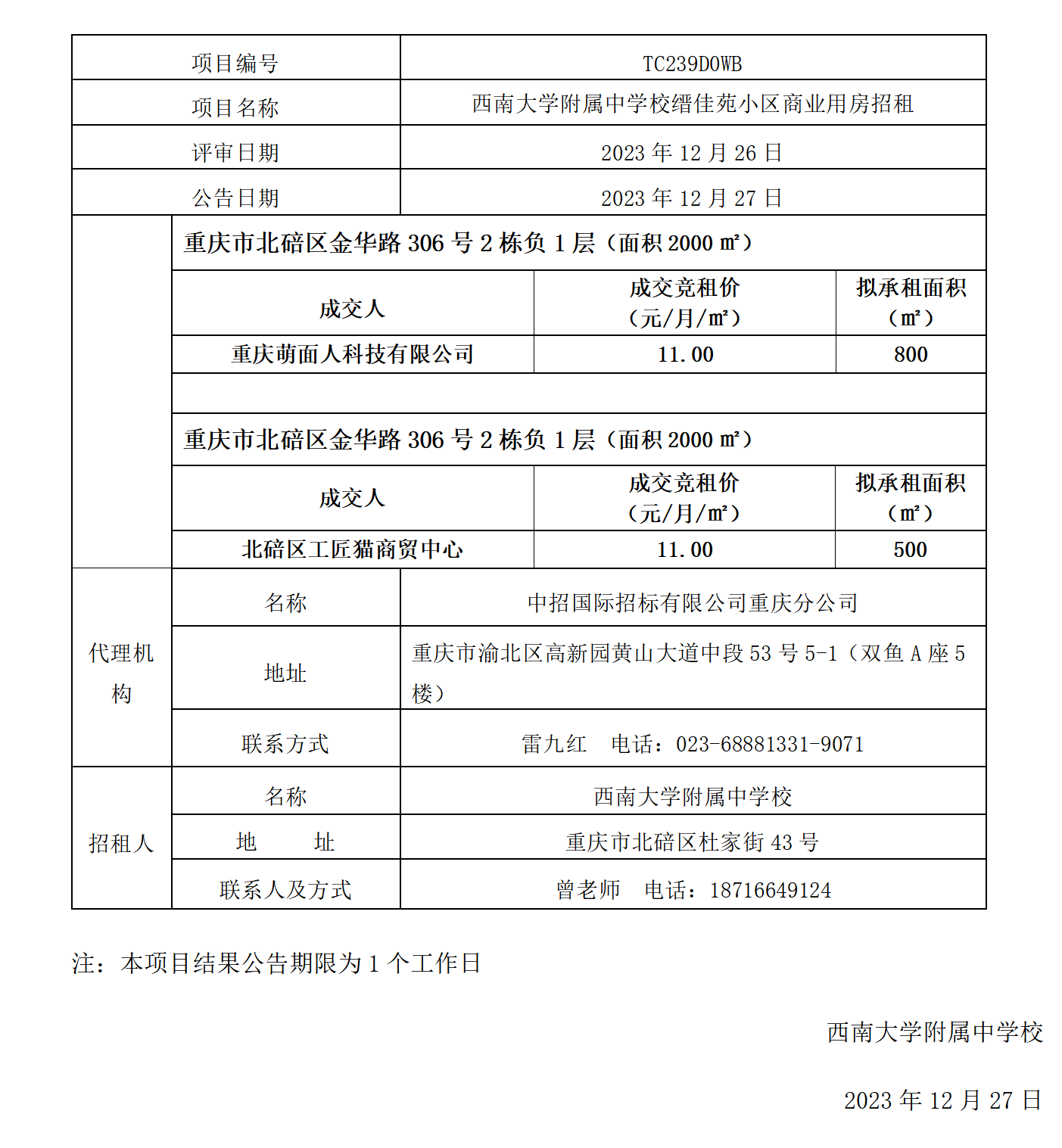 （TC239D0WB）西南大学附属中学校缙佳苑小区商业用房招租（第二次），成交结果公告(1)_01.png